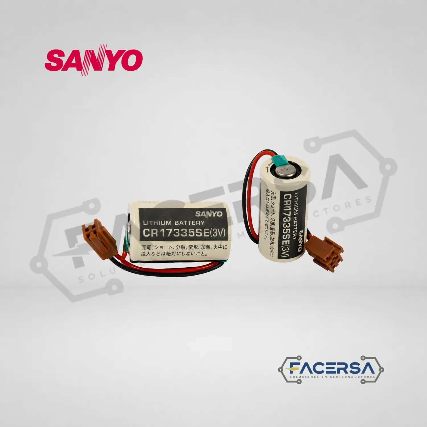 Pila Sanyo CR17335SE 3V 1800mAh para PLC