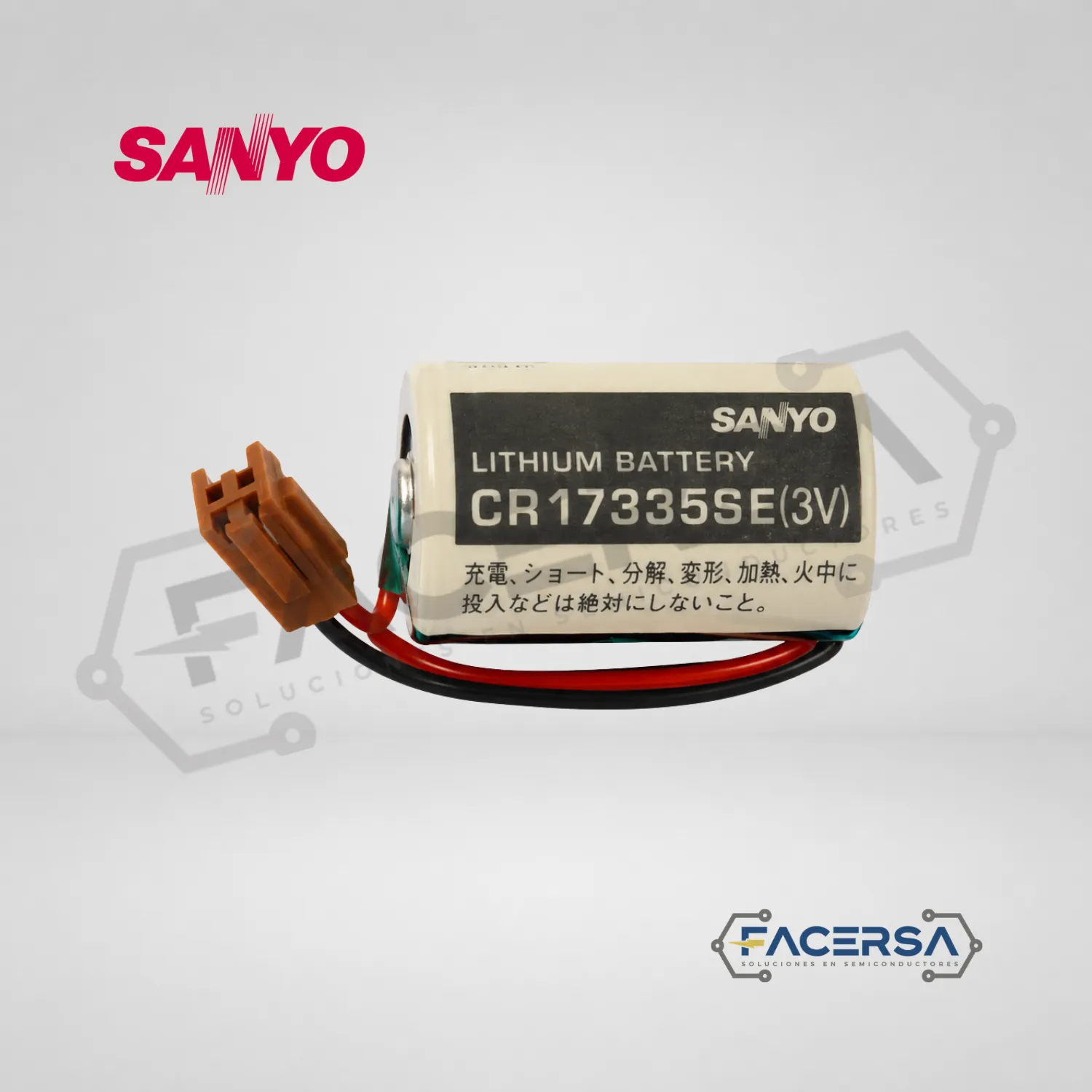 Pila Sanyo CR17335SE 3V 1800mAh para PLC