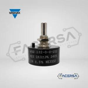 Potenciómetro Precisión 1kΩ ±3% Lineal | Vishay 132-0-0-102