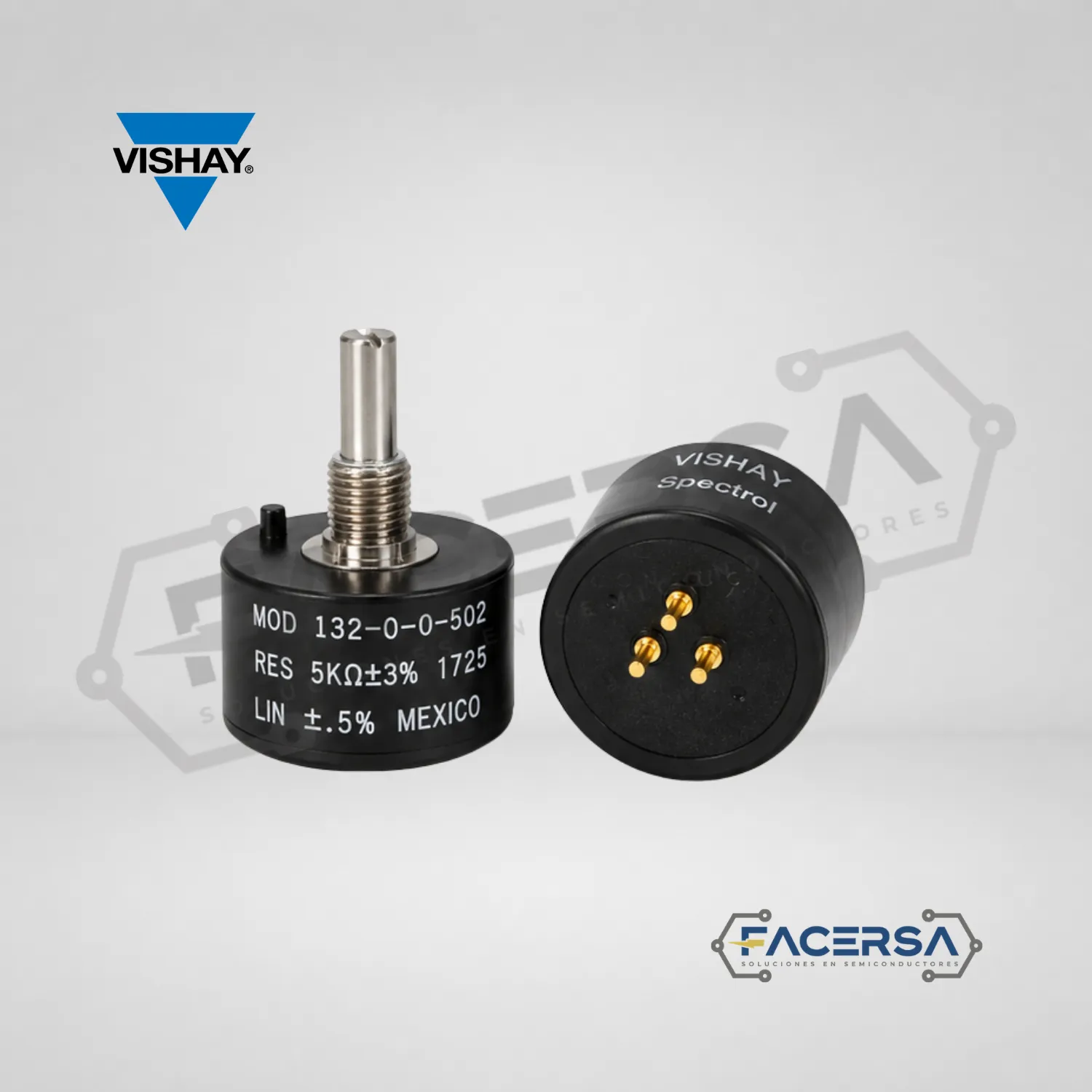 Potenciómetro Vishay 132-0-0-502 5kΩ