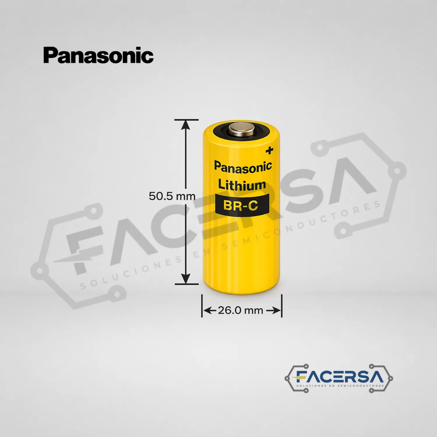 Batería BR-CSSP Panasonic 3V 5000mAh caja 10 pcs FACERSA Lima Perú