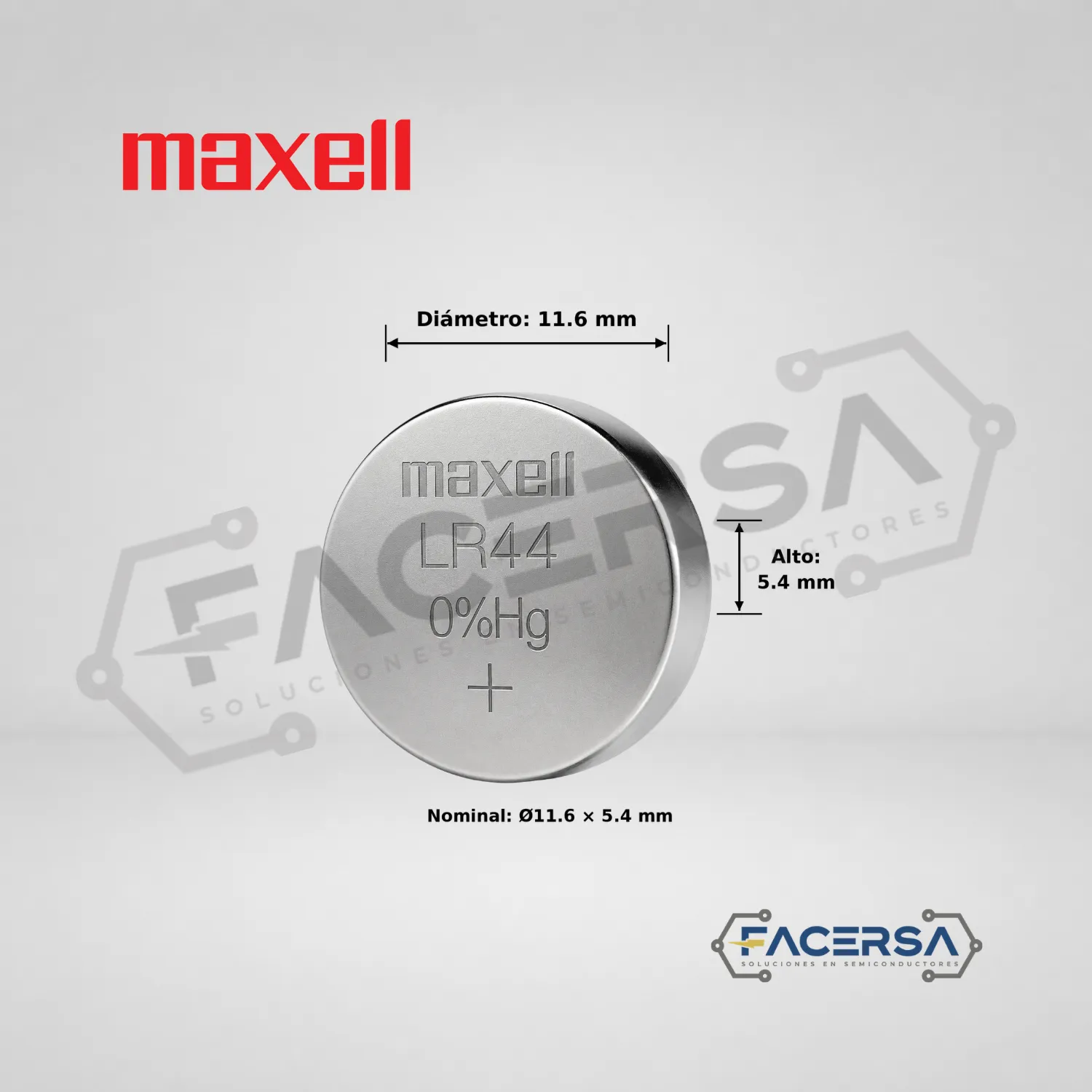 Pila Maxell LR44 1.5V 110mAh