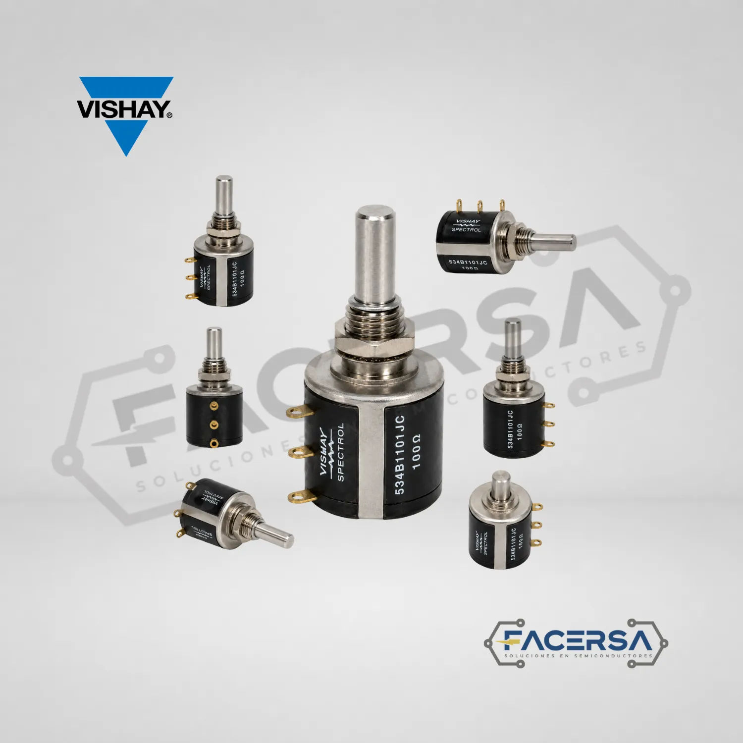 Potenciometro Vishay 534B1101JC 100R