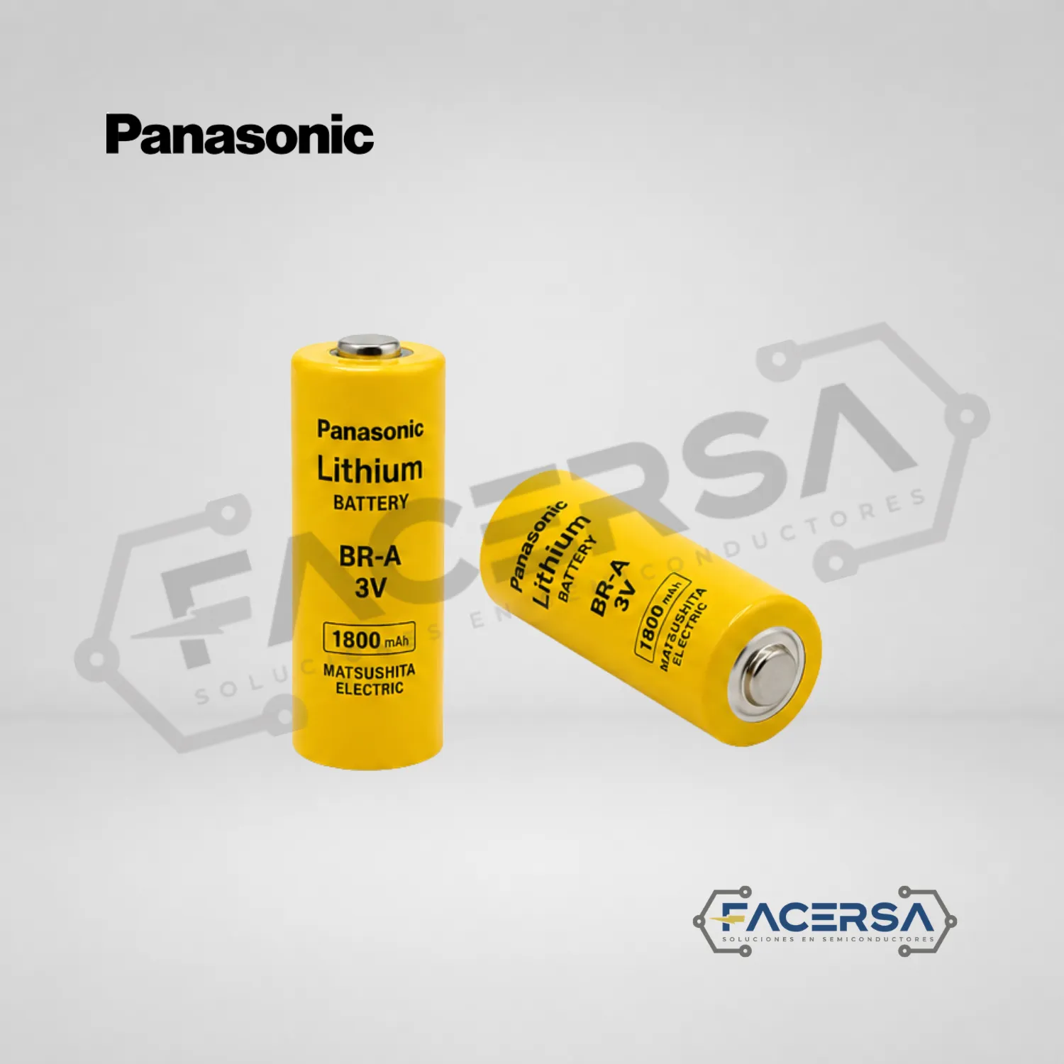 Batería BR-A Panasonic 3V 1800mAh FACERSA Lima Perú