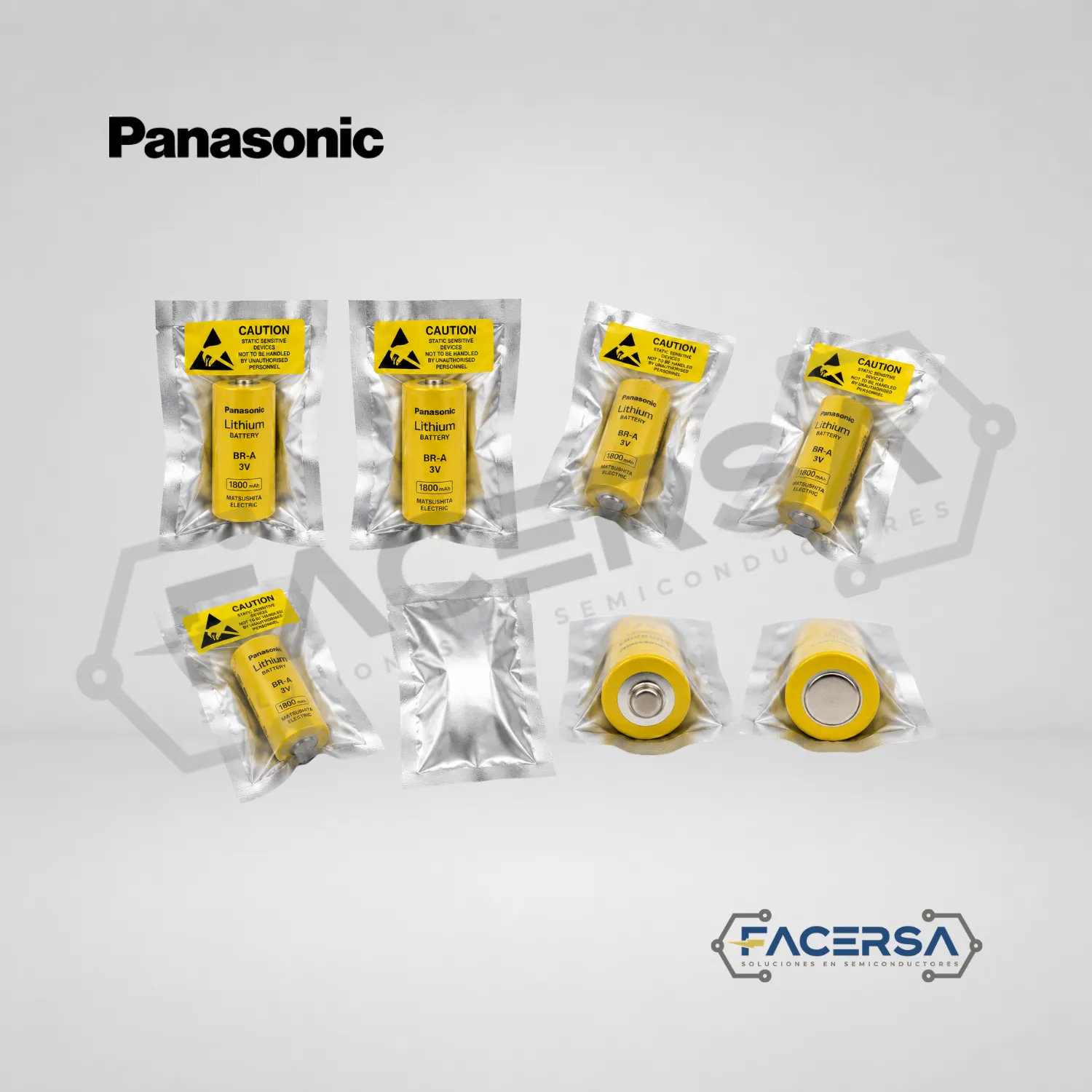 Batería BR-A Panasonic 3V 1800mAh FACERSA Lima Perú