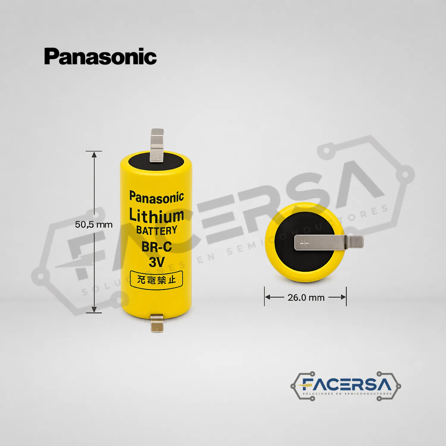 Batería BR-CT2SP Panasonic 3V 5000mAh