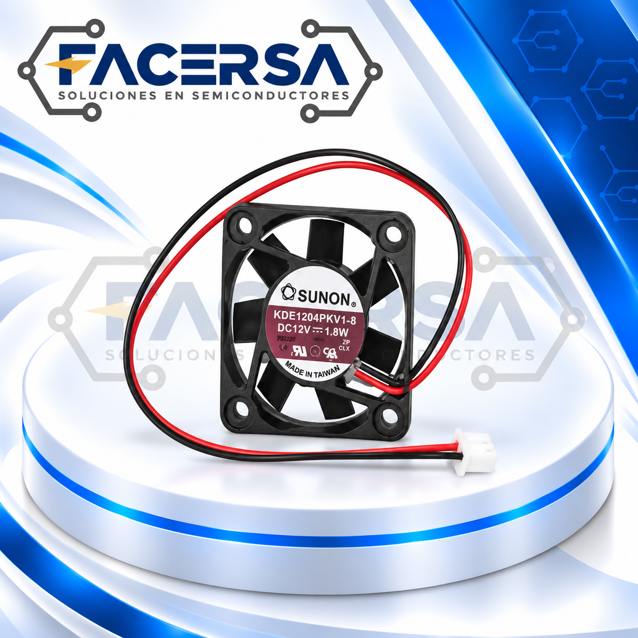 KDE1204PFB2-8 SUNON – Ventilador Axial DC 12V 40x40x10mm