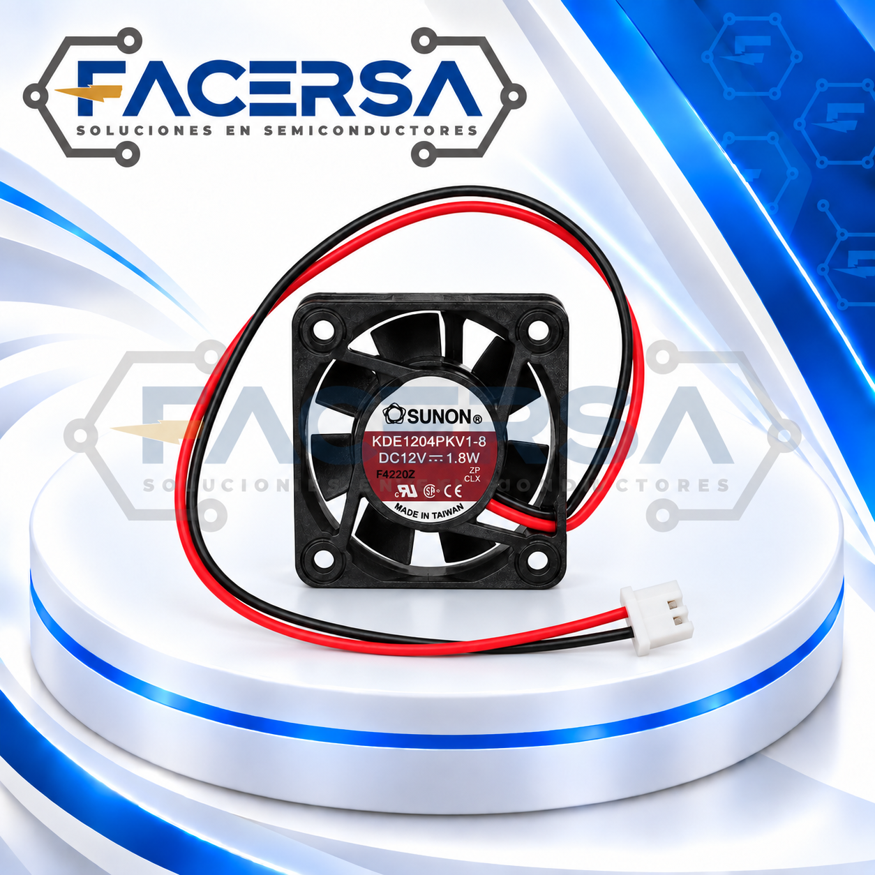 KDE1204PFB2-8 SUNON – Ventilador Axial DC 12V 40x40x10mm - Imagen 2
