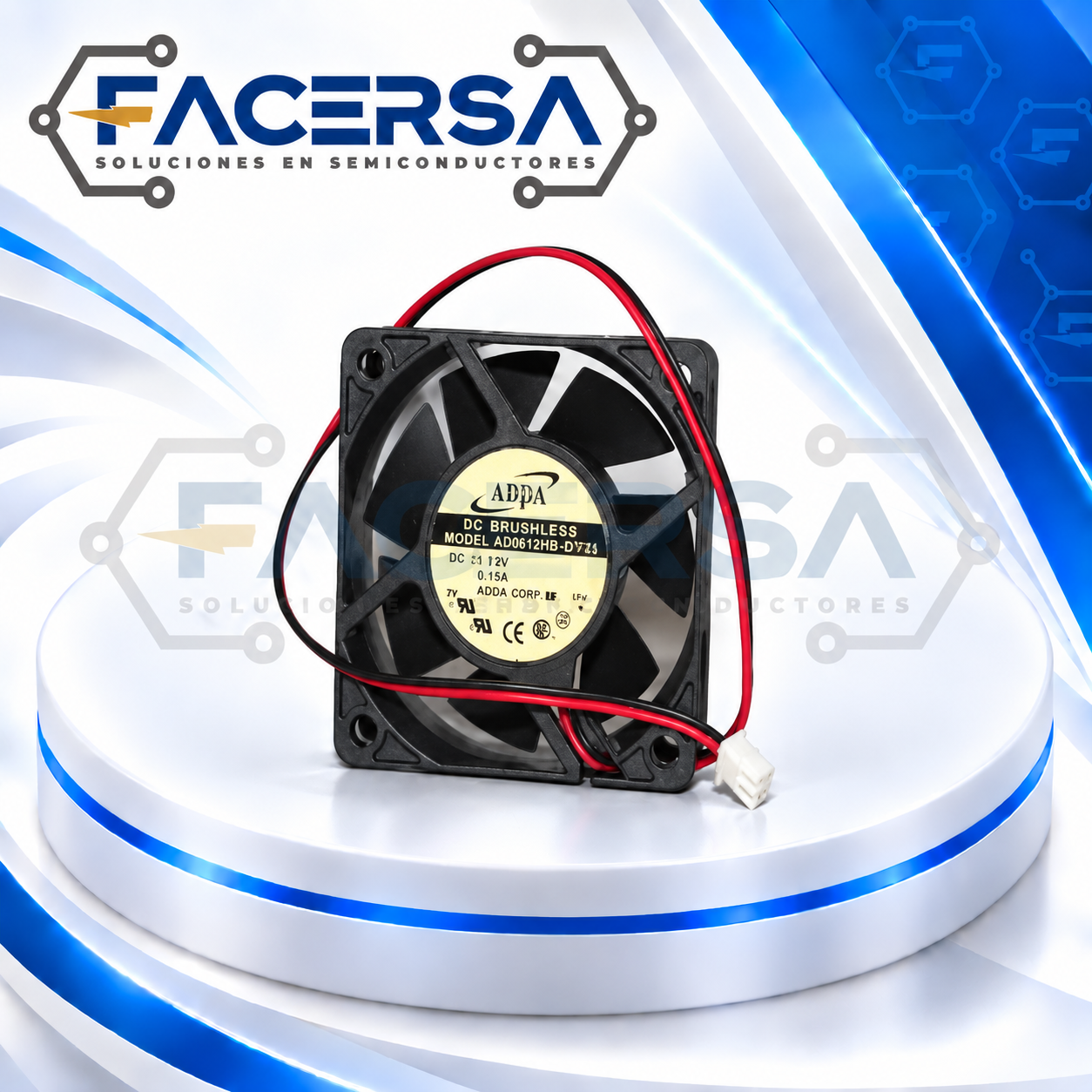 AD0624HB-A71GL ADDA – Ventilador Axial DC 24V 60x60x25mm