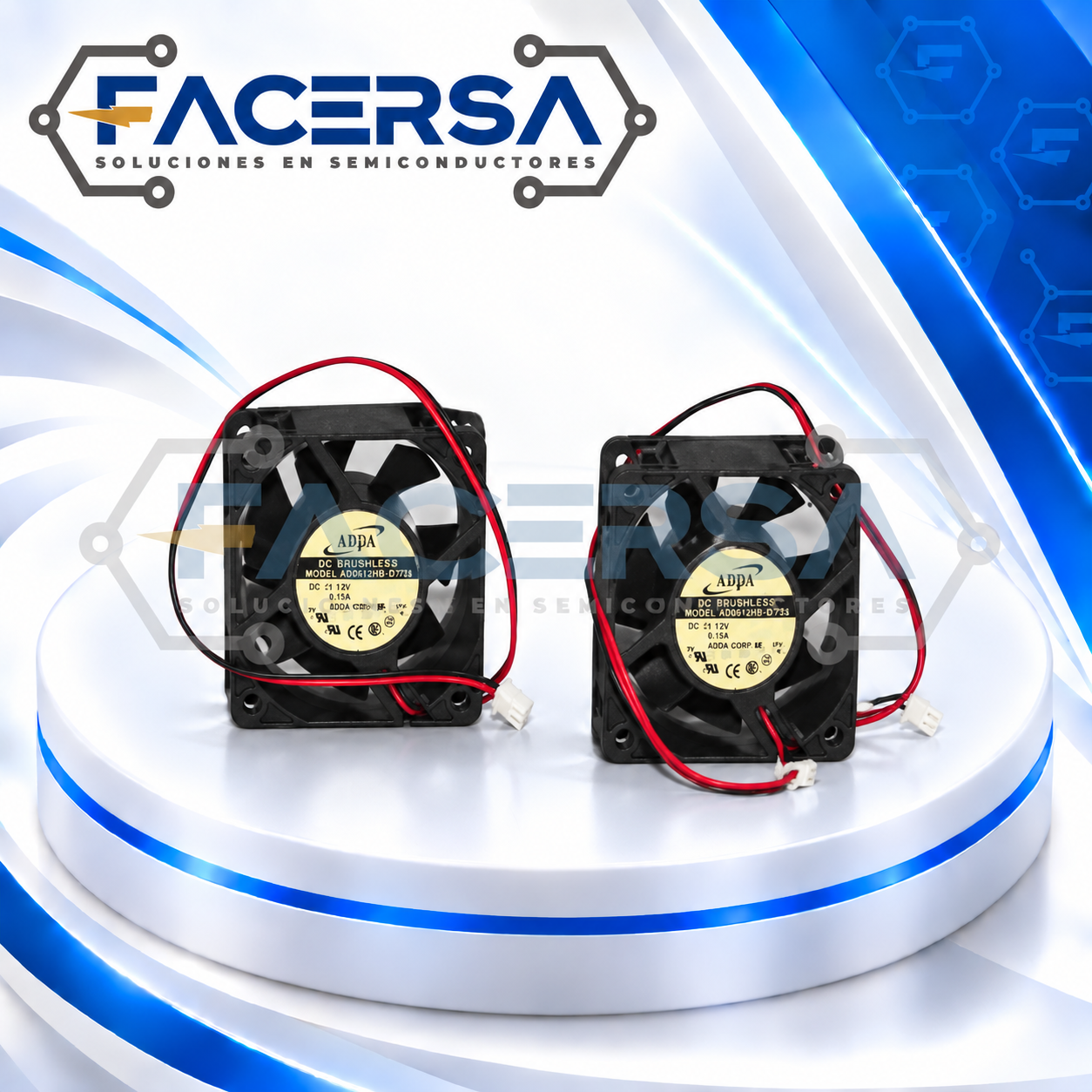 AD0624HB-A71GL ADDA – Ventilador Axial DC 24V 60x60x25mm - Imagen 2