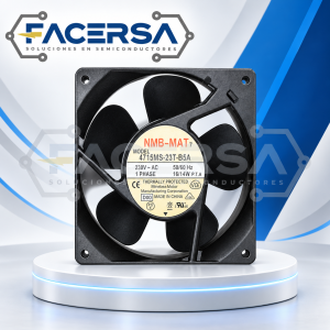 4715MS-23T-B5A-A00 NMB Ventilador Axial AC 230V 119x119x38mm