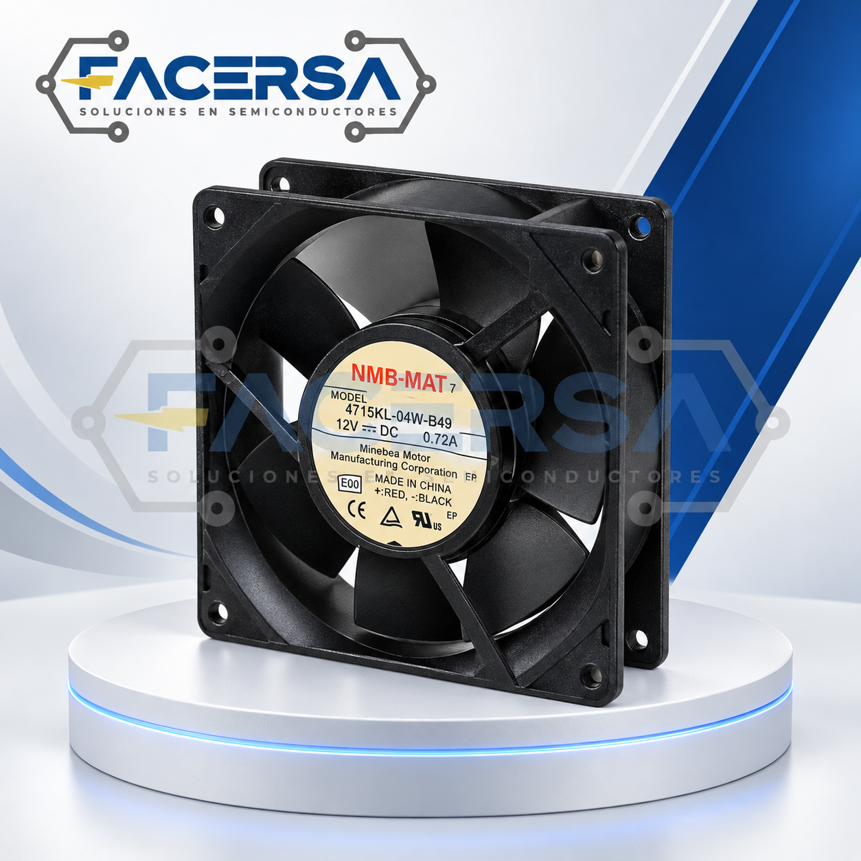 4715MS-23T-B5A-A00 NMB – Ventilador Axial AC 230V 119x119x38mm - Imagen 2