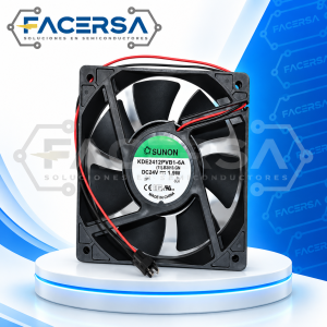 KDE2412PMB1-6A SUNON Ventilador Axial DC 24V 120x120x38mm