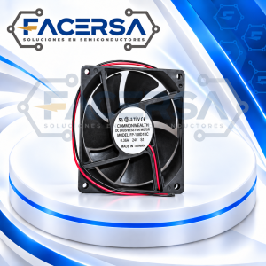 FP108D-24VDC COMMONWEALTH – Ventilador Axial DC 24V 80x80x25mm