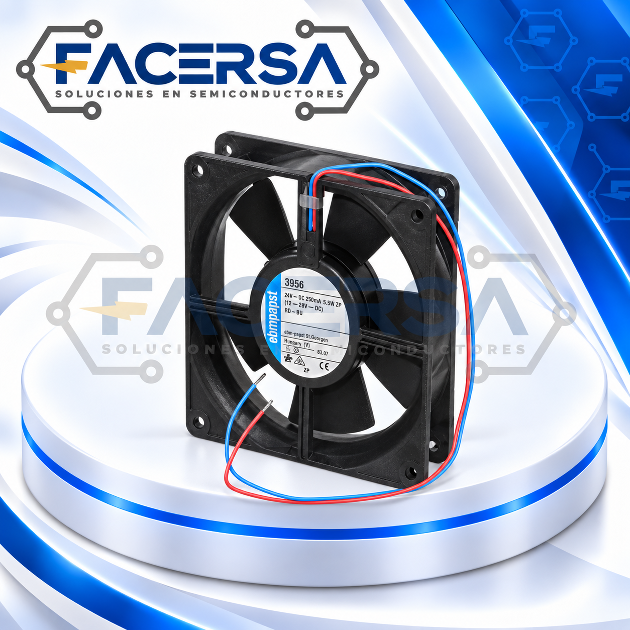 4314U EBM-PAPST – Ventilador Axial DC 24V 119x119x32mm - Imagen 2