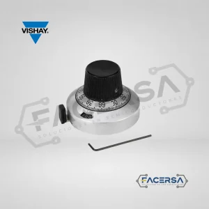 Dial contador Vishay 21A11B10 15 vueltas eje 1/4 con freno para potenciómetro