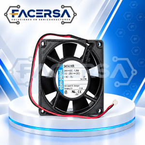 8414 HR ebm-papst Ventilador Axial DC 24V 80x80x25mm