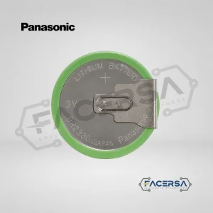 Pila Litio 3V 255mAh con Pines | Panasonic BR-2330/GUN