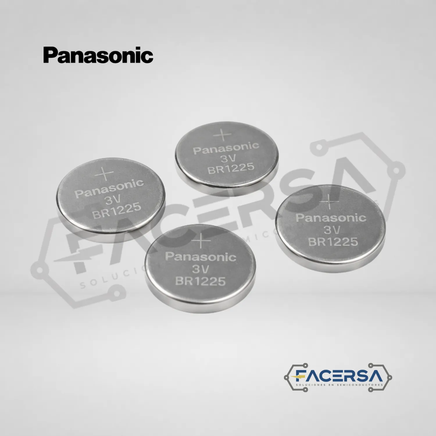 Pila BR1225 Panasonic 3V 48mAh FACERSA Lima Perú