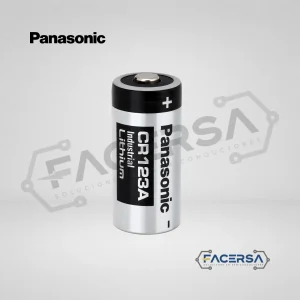 Batería CR123A Panasonic 3V 1550mAh FACERSA Lima Perú