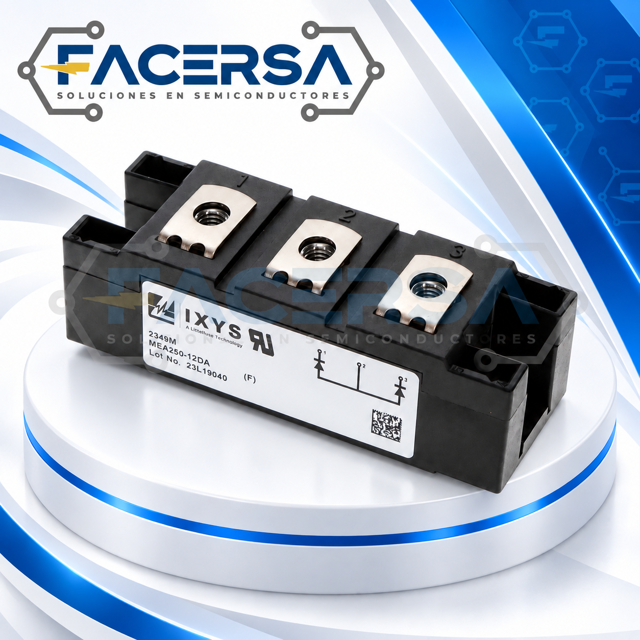 Módulo Diodo FRED 1200V 260A IXYS MEE250-12DA - Imagen 3