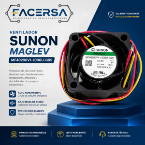 VENTILADOR TANGENCIAL CC 5V | SUNON MF40200V1-1000U-G99 (40x40x20MM)