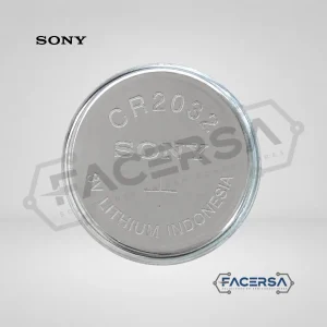 Pila botón litio 3V 220mAh Sony CR2032 para aplicaciones electrónicas compactas FACERSA Perú