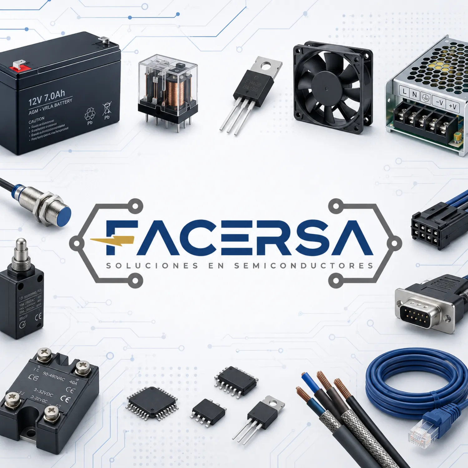 FACERSA componentes electrónicos industriales en Perú