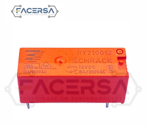 RY210012 TE Connectivity – Relé 12VDC 8A SPDT para PCB