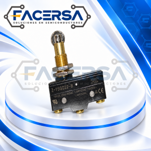 Microinterruptor OMRON Z-15GQ22-B SPDT con émbolo de rodillo