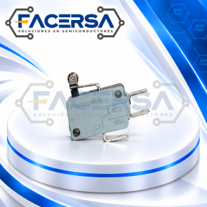 Microinterruptor HONEYWELL V15T16-CZ100A05-K SPDT 16A con palanca y rodillo